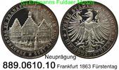 Deutschland Frankfurt Taler 1863 PP AKS45 Nachpr&auml;gung . 889.0610.10  25,00 EUR 