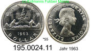 Kanada 1 Dollar 1963 unc *55 KM54 . 195.0024.11  28,00 EUR 