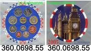 Gro&szlig;britannien Great Britain  6,38 Pounds 2005 unc / BU Kursm&uuml;nzensatz .... 29,75 EUR 