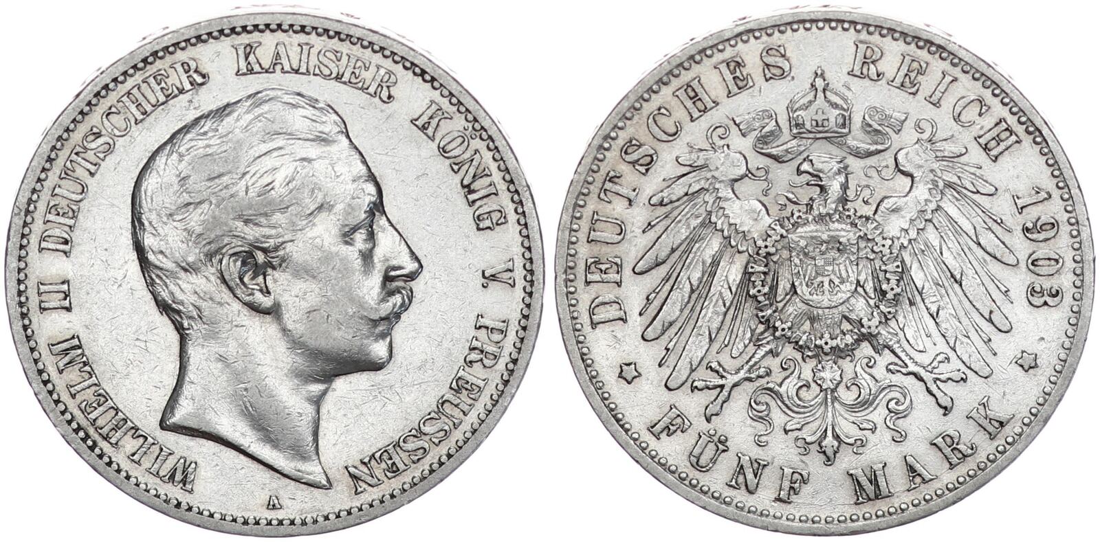 Deutsches Kaiserreich Preußen 5 Mark 1907 A Preussen 5 Reichsmark