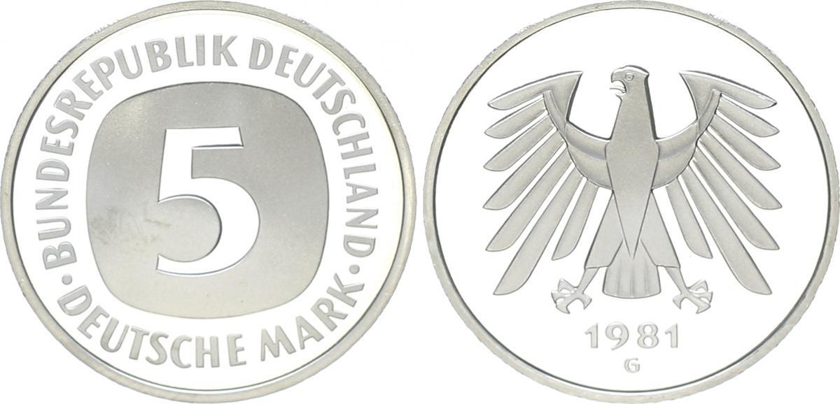 Deutschland Bundesrepublik Mark Dm Kursm Nze G Top Erhaltung