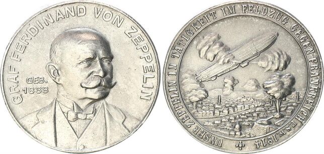 Deutschland Zeppelin Medaille Medaille Graf Zeppelin Jahre