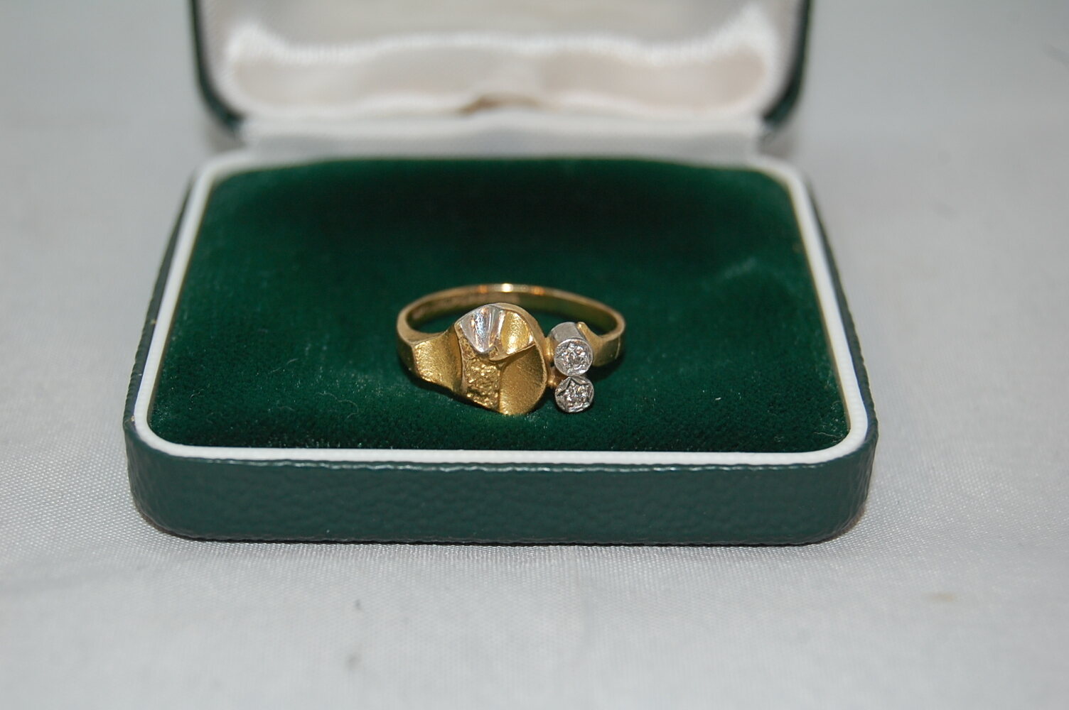 Lapponia Ring Mit Diamanten Gold Ringgr E Ma Shops