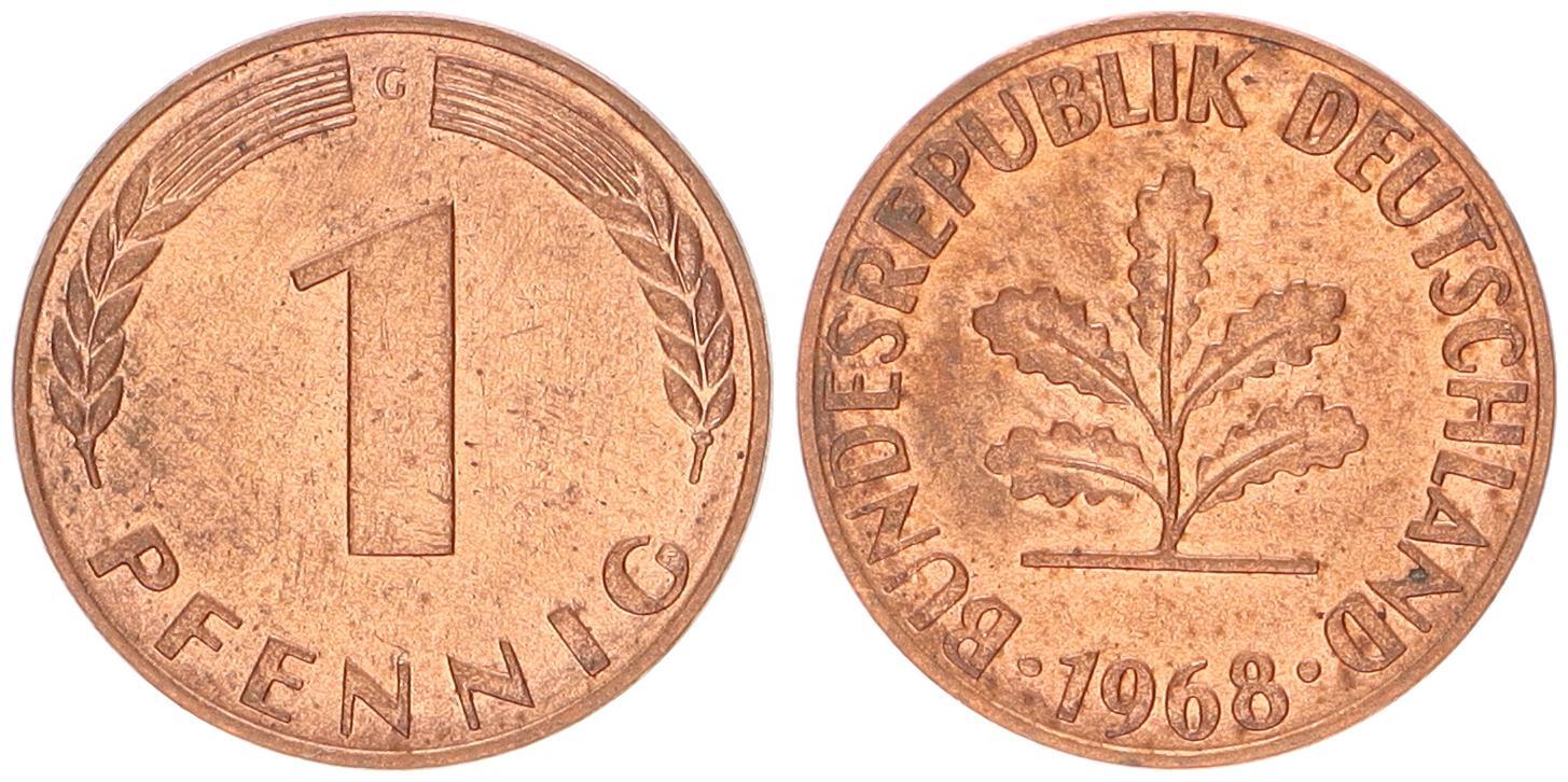 Deutschland Brd Pfennig G Ch Unc Ma Shops