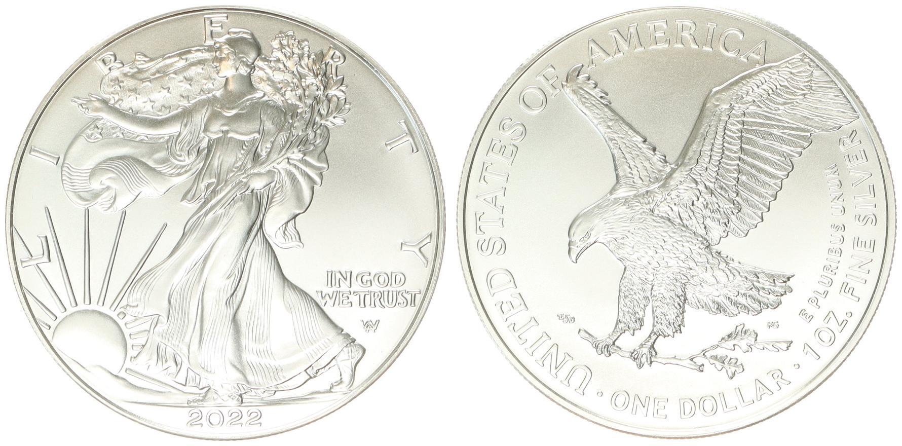 Usa Dollar Unze Silber W American Eagle Liberty Oz