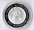Deutschland / Eurowährung 10 Euro Fußball 2005 A 10 Euro Fußball Jahr 2005 Münzzeichen A Polierte Platte (in original Münzkapsel)