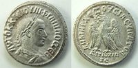 Antike / Römische Kaiserzeit / Philippus II. Provinzialprägung - Billion Tetradrachme Philippus II. Billion Tetradrachme Provinzialprägung Syrien Antiochia ad Oronte