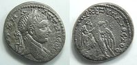 Antike / Römische Kaiserzeit / Elagabal Provinzialprägung - Billion Tetradrachme Elagabal (3) Billion Tetradrachme Provinzialprägung Syrien Adlerkopf n.r.