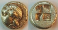 Antike / Griechenland Ionien Phokaia Hekte Elektron-Gold Antike / Griechenland Ionien Phokaia Hekte Elektron-Gold Kopf der Io 2,53 g, vz