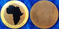 Kaiserreich/Kolonien Anstecker "USSUKUMA" Schwester Kaiserreich: Anstecker "USSUKUMA" Afrikakarte schwarz emailliert in Go