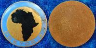 Kaiserreich/Kolonien Anstecker "Pretoria" DOAL- Dampfer Anstecker "Pretoria" Afrikakarte schwarz emailliert in Blauem Rand