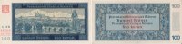 Nebengebiete/ Böhmen und Mähren 100 Kronen Protektorat B. u. M. Nebengebiete/ Böhmen und Mähren 20.08.1940, 100 Kronen Protektorat