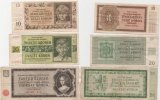 Nebengebiete/ Böhmen und Mähren 10 u. 20 u. 50 Kronen Protektorat B. u. Nebengebiete/ Böhmen und Mähren 1940, 10 u. 20 u. 50 Kronen Protektorat