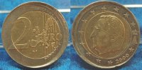 Belgien/ Fehlprägung 2 € Fehlprägung dezentriert Belgien 2 € Fehlprägung dezentriert und ohne Riffelrand geprägt (1), 2000