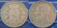 Belgien 5 FR Belgien 5 Fr. 1872 Silber, Leopold II., ss-vz