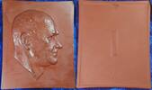 DDR/ 60 Jahre Parteimitglied SED DDR 60 Jahre Parteimitglied SED DDR 60 Jahre Parteimitglied SED, Porzellanplakette Meißen, vz