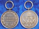 Deutsche Kolonien, Deutsch-Ostafrika Verdienstmedaille f. Kolonialkrieger II. Verdienstmedaille f. Kolonialkrieger II. Klasse in Silber, ss-vz, Original Öse