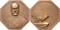 Russland / China / Japan Medaille Bronzemedaille 1912 achteckig auf den russisch japanischen Krieg vz-st