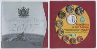 San Marino Offizieller Kurssatz 1 Cent bis 5 Euro Offizieller Kurssatz San Marino 1 Cent bis 5 Euro Silber(!) 2007