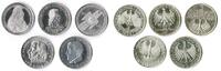 Bundesrepublik Deutschland 5 Mark die ersten fünf 5 Mark Germanisches Museum, Schiller, Markgraf, Eichendorff, Fichte komplett