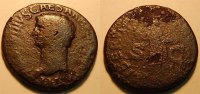 Antike / Römische Kaiserzeit / Claudius As Claudius As mit Rückseitendarstellung Liberitas Augusta SC