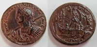 Antike / Römische Kaiserzeit Späterer Nachguss eines Medaillons Gordianus Pius späterer Nachguss eines Medaillons im Stil der Paduaner