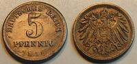 Deutschland / Kaiserreich 5 Pfennig Kopplu...