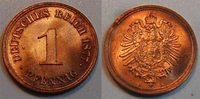 Kaiserreich 1 Pfennig 1 Pfennig 1877A seltener Jahrgang und Erhaltung !!!