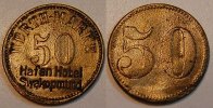 Kolonien: Deutsch-Südwestafrika 50 Pf. Deutsch-Südwestafrika Hafen Hotel Swakopmund Werth Marke zu 25 Pfennig
