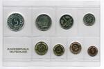 Deutschland / BRD / Kurssätze 1Pf. bis 5 DM mit 2Pf.Eisen/magnetisch Kurssatz 1967G Polierte Platte mit 2Pfennig Eisen/magnetisch Aufl.nur 520 Stück