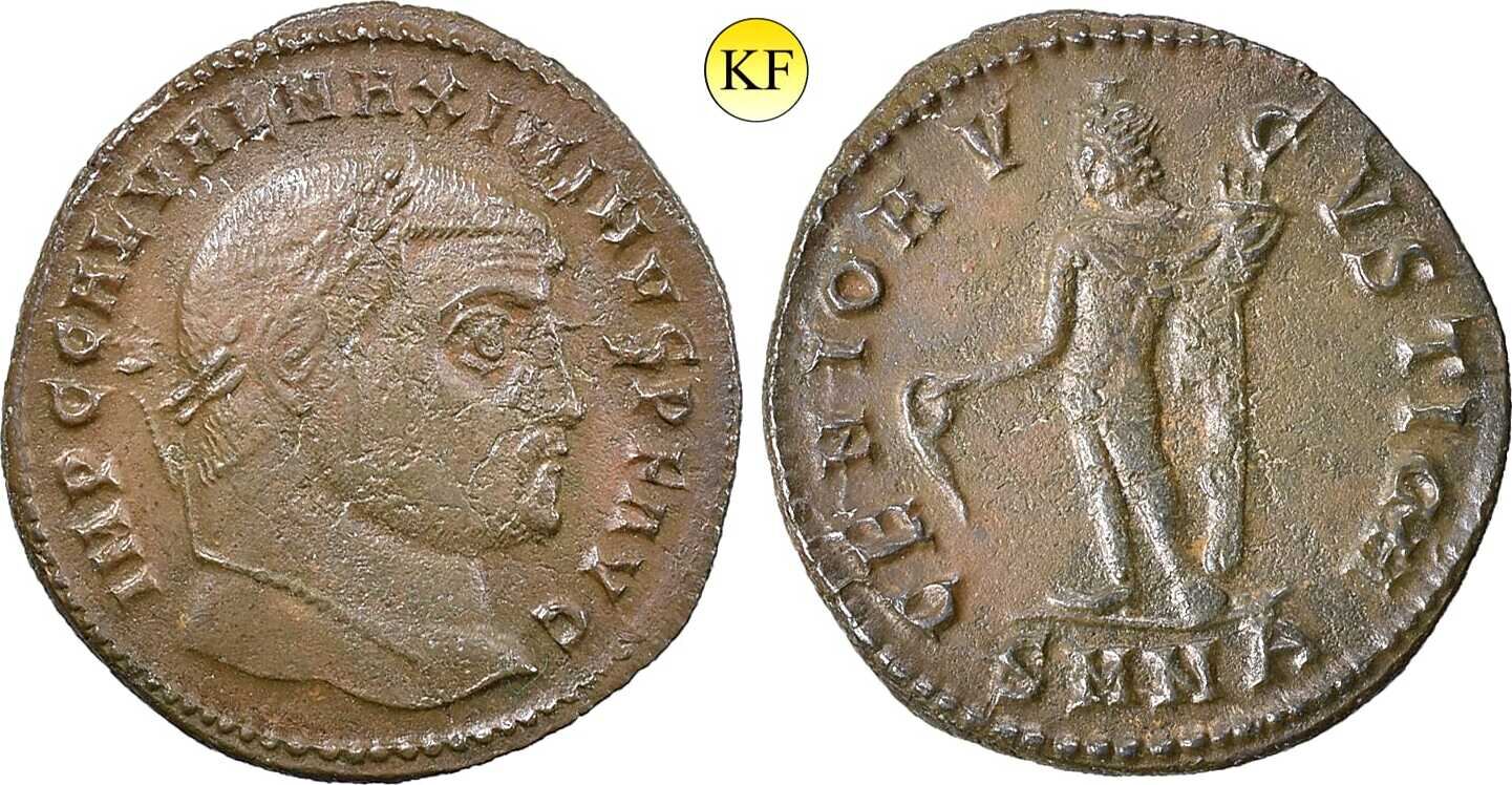 Römisches Kaiserreich Follis 310 311 Nicomedia Maximinus II 309 313