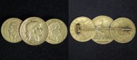 Frankreich/ Italien 10 & 20 Francs - 10 Lire