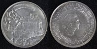 Luxemburg 250 Francs 1963 gutes vz Charlot...