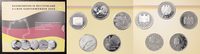 BRD Satz 5x 10 Euro Deutschland - <i>Die 10 Euro-Gedenkmünzen des Jahres 2002</i> - Silber