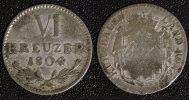 Baden 6 Kreuzer 1804 s selten
