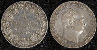 Hohenzollern-Sigmaringen 1/2 Gulden 1852 s...