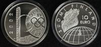 Finnland 10 Euro 50 Jahre Olympia Helsinki - XV. Spiele