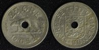 Grönland - Dänemark 25 Öre 1926 HCN-GJ ss/...