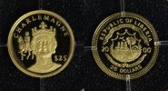 Liberia 25 Dollars 2000 PP* Karl der Große...