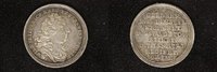Altdeutschland Abschlag vom Dukaten Brandenburg Ansbach - Wilhelm-Friedrich 1723 auf seinen Tod - Abschlag