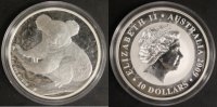 Australien 10 Dollars 10 $ - 10 Oz Ag - Koala 2009