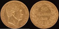 Belgien 20 Francs Leopold I. (1830-65)