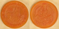 Preußen - Königsberg Bernsteinmedaille im orig. Etui Zur Briefmarkenausstellung Ostropa in Königsberg
