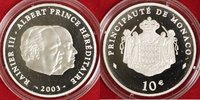 Monaco 10 Euro Kursmünzensatz Monaco 2003 im original Etui mit Zertifikat Picture