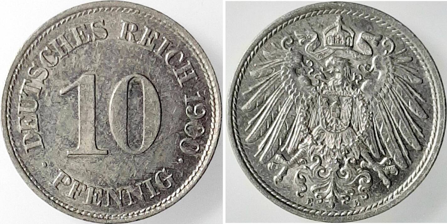 Deutschland Pfennig E F Prfr Erstabschlag Vz Stgl Prooflike