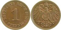 1 Pfennig 1896F prfr/stgl