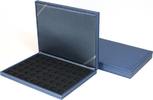 Ringbinder für LINDNER Blattformate Lindner Ringbinder Set Elegant Leder-blau
