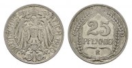 REICHSKLEINMÜNZEN 25 Pfennig