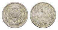 REICHSKLEINMÜNZEN 1/2 Mark