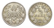 REICHSKLEINMÜNZEN 1/2 Mark